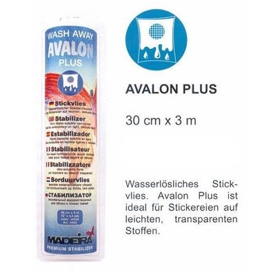 Madeira Stickvlies Avalon Plus „stabi“ 3m Box