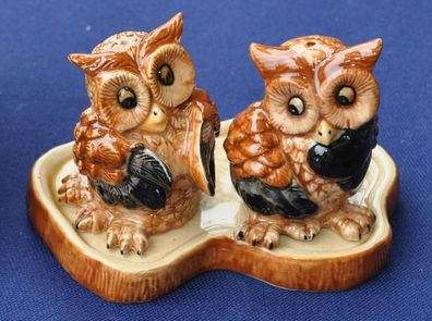 Salzstreuer & Pfefferstreuer, Keramik Eule SP Owl 001