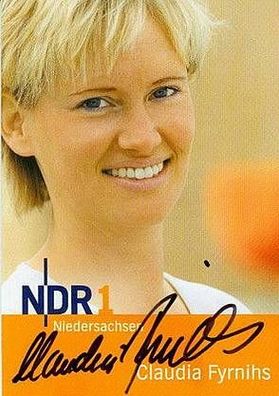 Claudia Fyrnihs, NDR1 - persönlich signiert
