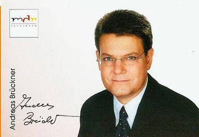 Andreas Brückner (MDR) - persönlich signiert