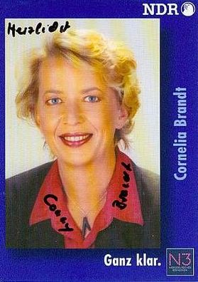 Cornelia Brandt ( NDR ) - persönlich signiert