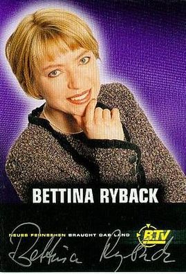 Bettina Ryback ( B. TV ) - persönlich signiert