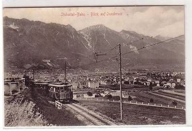 44698 Ak Stubaital-Bahn Blick auf Innsbruck 1905
