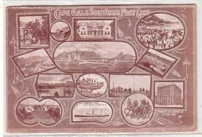 28567 Ak Südafrika Cape Gala Souvenir Post Card 1912