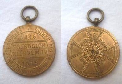 Hohenzollern Medaille 1848/49 "Vom Fels zum Meer"