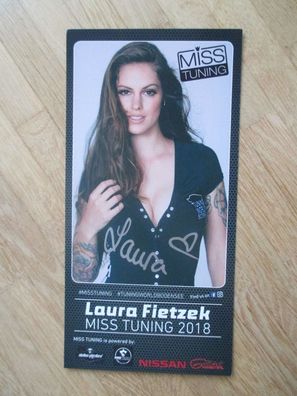 Sexy Miss Tuning 2018 Laura Fietzek - handsigniertes Autogramm!!!