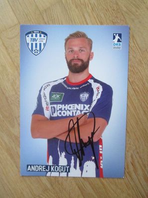Handball Bundesliga TBV Lemgo Andrej Kogut - handsigniertes Autogramm!!!