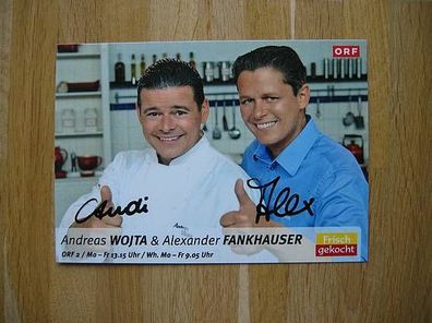 Starkoch Andreas Wojta & Alexander Fankhauser Autogramm