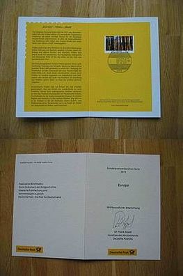 Dr. Frank Appel Autogramm & Sonderpostwertzeichen 2011!