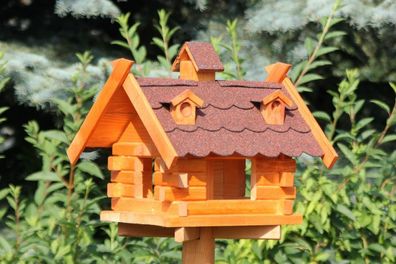 Vogelhaus aus Holz behandelt Typ 8