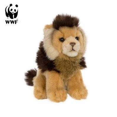 WWF Plüschtier Löwe (19cm) lebensecht Kuscheltier Stofftier Afrika Raubtier