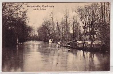 45774 Ak Warmeriville Frankreich an der Suippe um 1915