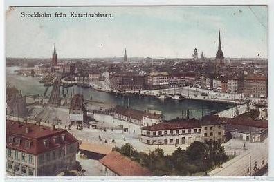 08569 Ak Stockholm Schweden fran Katarinahissen um 1910