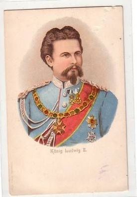 45780 Ak König Ludwig II "Märchenkönig" um 1900