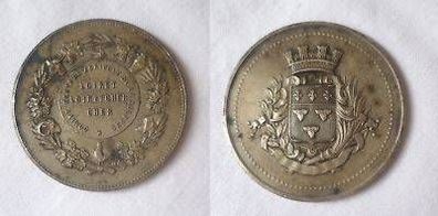 Silber Medaille Loiret Loir et Cher um 1900