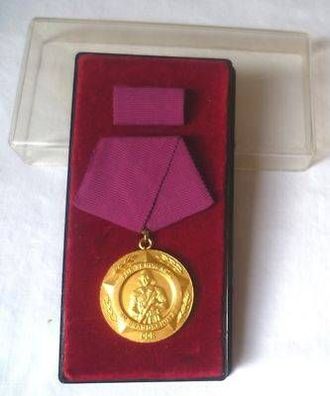 DDR Medaille für Verdienste im Brandschutz im Etui