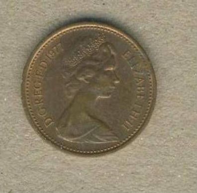 Großbritannien 1 Penny 1977
