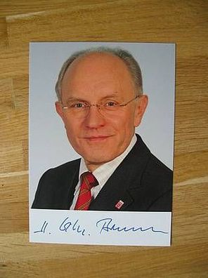 Hessen Staatssekretär Heinz-Wilhelm Brockmann Autogramm