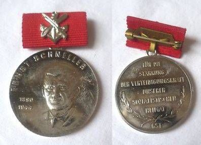 DDR Ernst Schneller Medaille GST Silber