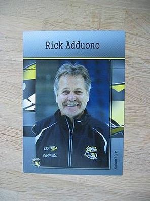 Eishockey Krefeld Pinguine Rick Adduono Autogrammkarte