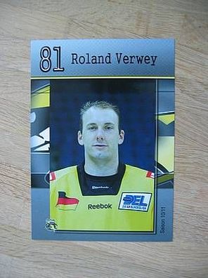 Eishockey Krefeld Pinguine Roland Verwey Autogrammkarte