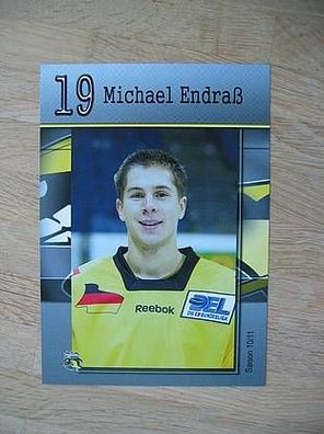 Eishockey Krefeld Pinguine Michael Endraß Autogrammkart