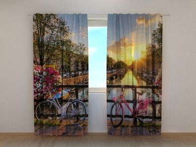 Fotogardine Amsterdam, Vorhang bedruckt, Fotovorhang mit Motiv, nach Maß