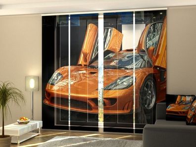 Fotogardine Ferrari, Schiebevorhang mit Motiv, Schiebegardinen Fotodruck, auf Maß