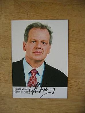 MdB Die Linke Harald Weinberg handsigniertes Autogramm!