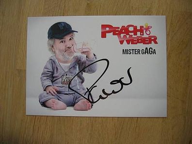 Komiker Peach Weber - handsigniertes Autogramm!!!