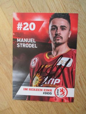 Eishockey Bundesliga DEG Düsseldorfer EG Manuel Strodel - handsigniertes Autogramm!!!