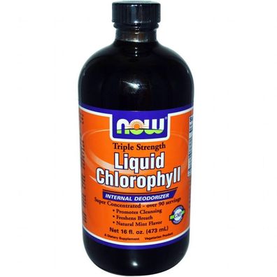 Liquid Chlorophyll, 3 fach Stark, Pfefferminzgeschmack, 16 fl oz (473 ml)