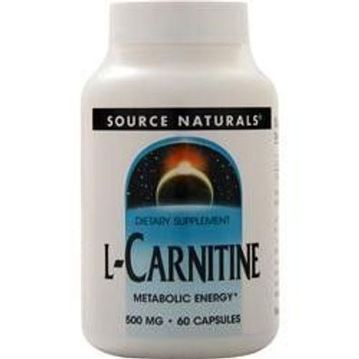 Source Naturals L-Carnitin (500 mg) 60 Kapseln