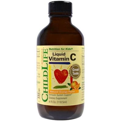 Flüssiges Vitamin C, Natürliches Orangenaroma, 118,5 ml: Nährstoffe für Kinder!