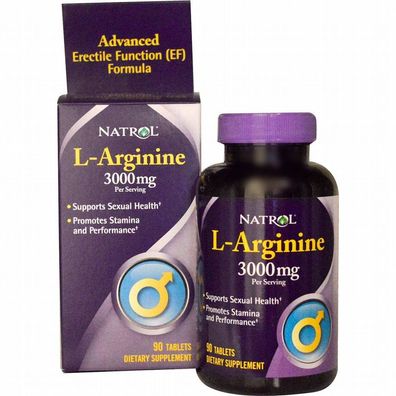 L-Arginine, 3000 mg, 90 Tabletten