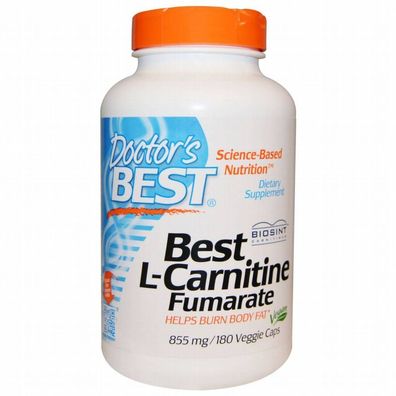 L-Carnitine Fumarate, 855 mg, 180 vegetarische Kapseln