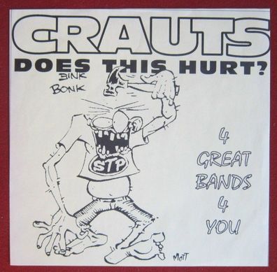 Crauts - Does This Hurt? Vinyl EP Sampler farbig