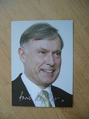 Bundespräsident a.D. Prof. Dr. Horst Köhler - handsigniertes Autogramm!!!