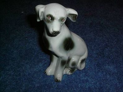 treublickender Hund aus Keramik-brazil 4151