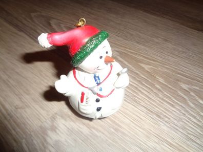 Dekoration Weihnachten - Geschenkanhänger / Weihnachtsbaumanhänger - Schneemann