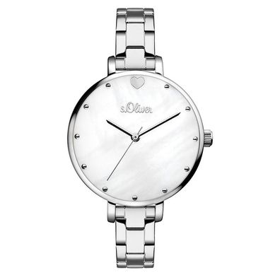 s. Oliver Damen Uhr Armbanduhr Edelstahl SO-3549-MQ
