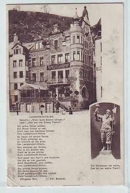 44997 Ak Cochem Hotel zum Landsknecht um 1930