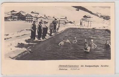 45824 Ak Hintertux Thermalschwimmbad Gasthof um 1940