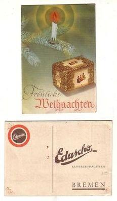 44623 Reklame Ak Eduscho Kaffeegroßrösterei um 1930