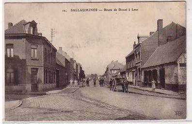 45540 Feldpost Ak Sallaumines Route de Douai á Lens1914