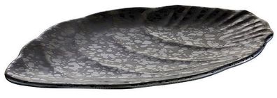 Buffet Tablett aus Melamin in matt Schwarz, 30,5 x 19 cm, Serie Glamour neu