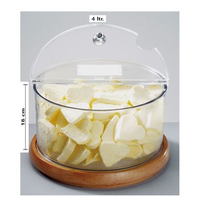 APS Kühlschale Kälteschale Buffetschale Dessertschale mit Kühlakku Ø 22 cm -H: 18 cm