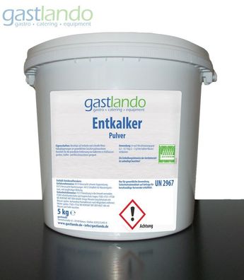 5kg Gastlando Entkalker Pulver Eimer für Gewerbe Gastronomie