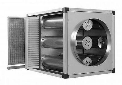 Luftreinigungsanlage Aktivkohlefilter + 2 Vorfilter Filterleistung 2.400 m³/ h