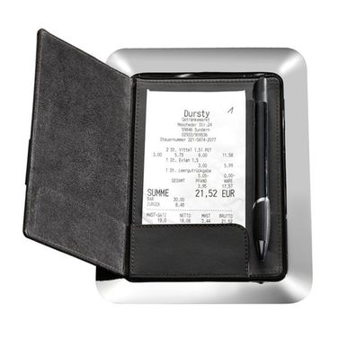 10 Stk. Rechnungstablett mit klappbarer Rechnungsmappe und Stiftlasche Gastlando